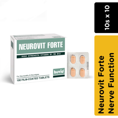 NEUROVIT (100er) Vitamin B1, B6 & B12 gegen Taubheitsgefühl, Nervenlinderung ...
