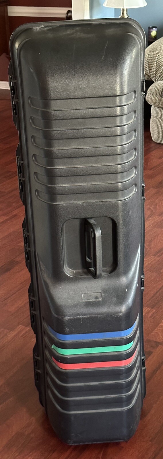 Golf Guard Hard Shell Travel Golf Bag 4 Buckles Wheeled Airline Case No