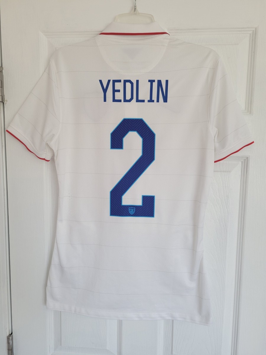 ナイキ フェデラー 2015 全米オープン シャツ XLサイズ Nike USA US Soccer USMNT 2014/2015 Home Jersey DeAndre Yedlin #2