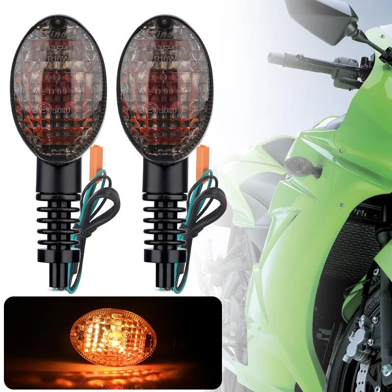 2X Luces intermitentes de señal de giro de humo para KAWASAKI VN 650 Vulcan S 2015-2021 2020 Foto 4 de 4