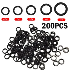 200pcs Fishing Split Rings Heavy Duty Stainless Steel Lure Accessorie Big Game