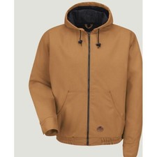 Blended Duck Zip-front Hooded Jacket, Xxl