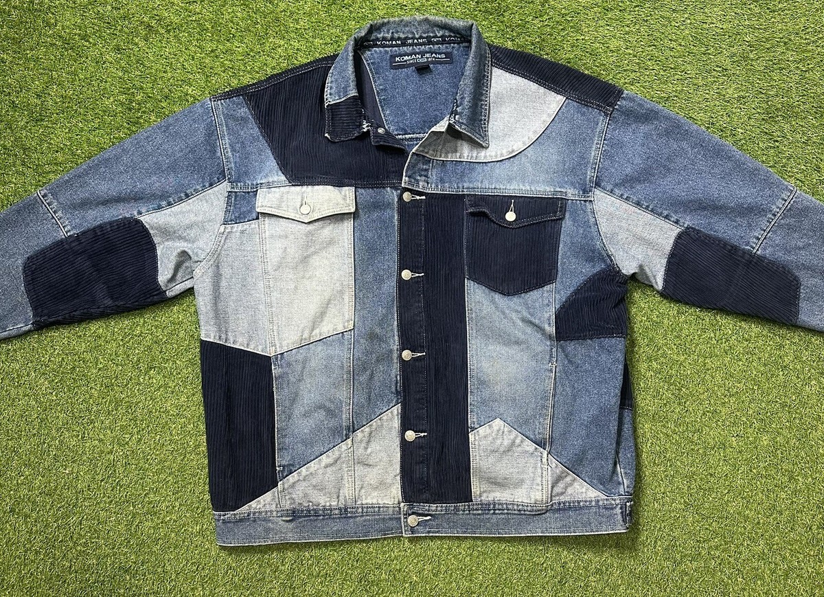 人気★CODE GRAPHY★Corduroy Collar Denim Work Jacket★デニム 人気☆CODE GRAPHY☆Corduroy Collar Denim Work Jacket☆デニム