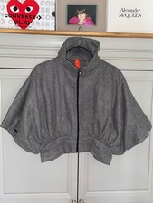 £499 Bespoke Ewa I Walla Houndstooth Jacket Size 10 Sample Stock Coat Ooak