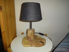 Tischlampe Altholz Stehlampe  Shabby Recycling Leuchte