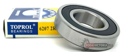 Roulement à Billes ZEN 6207 2RS C3 - Dimensions 35x72x17mm - Joints Caoutchouc Étanches