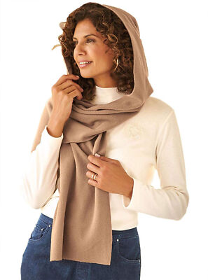 Wool Scarf Fleece Hooded Scarf Fleece Womens Hooded Wraparound Scarf