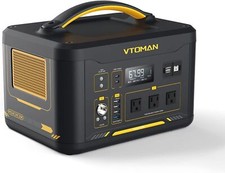 VTOMAN Jump 1500X Portable Power Station 1500W 3000W Peak 828Wh LiFePO4 LFP 