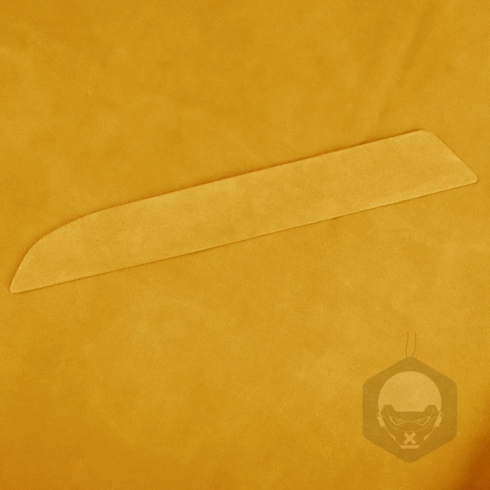 Suede Yellow Co-pilot Dashboard Panel Cover Trim For Audi A4 B8 A5 Q5 2009-2017 - Image 3 of 4