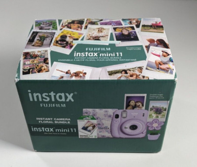 Fujifilm INSTAX Mini 11 Lilac Purple Instant Camera Floral Bundle