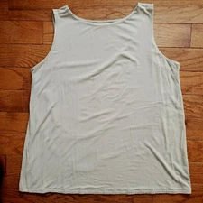 INC International Concepts Woman Beige Stretch Sleeveless Shell Size 1X preown