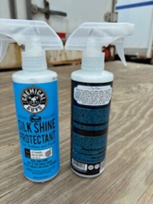 silk shine dressing from chemical guys Silk Shine Protectant Vinyl, Rubber, and Plastic