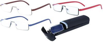 schmale Lesebrille ''Franz'' mit einfacher Entspiegelung und Blaulichtfilter - NEU