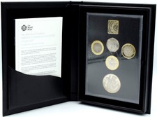 Proof Coin Set 2018 Commemorative Royal Mint 5 Coin Set £5 - 50p BOX + COA