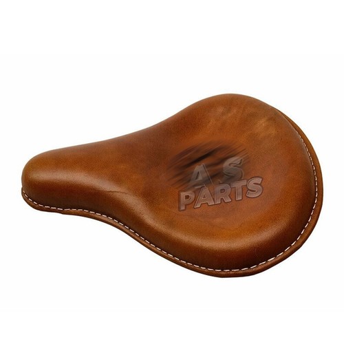 Front & Rear Leather Seat Brown Tan Fit For Royal Enfield Classic 500cc 350cc - Foto 7 di 8