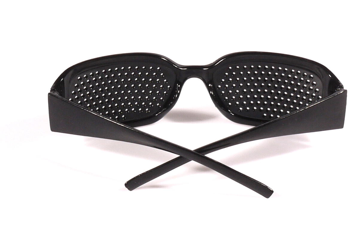 PRL) OCCHIALI STENOPEICI ANTI MIOPIA RASTERBRILLE PC TV LUNETTE