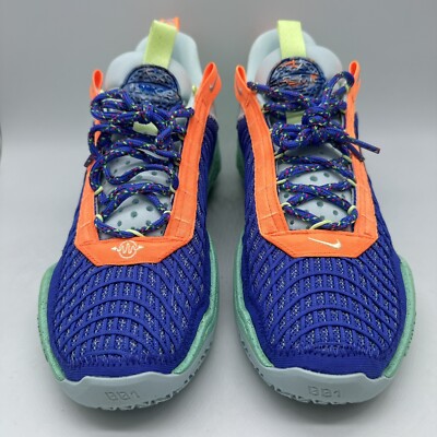 Nike Cosmic Unity Basketball Shoes Sapphire Green Glow 