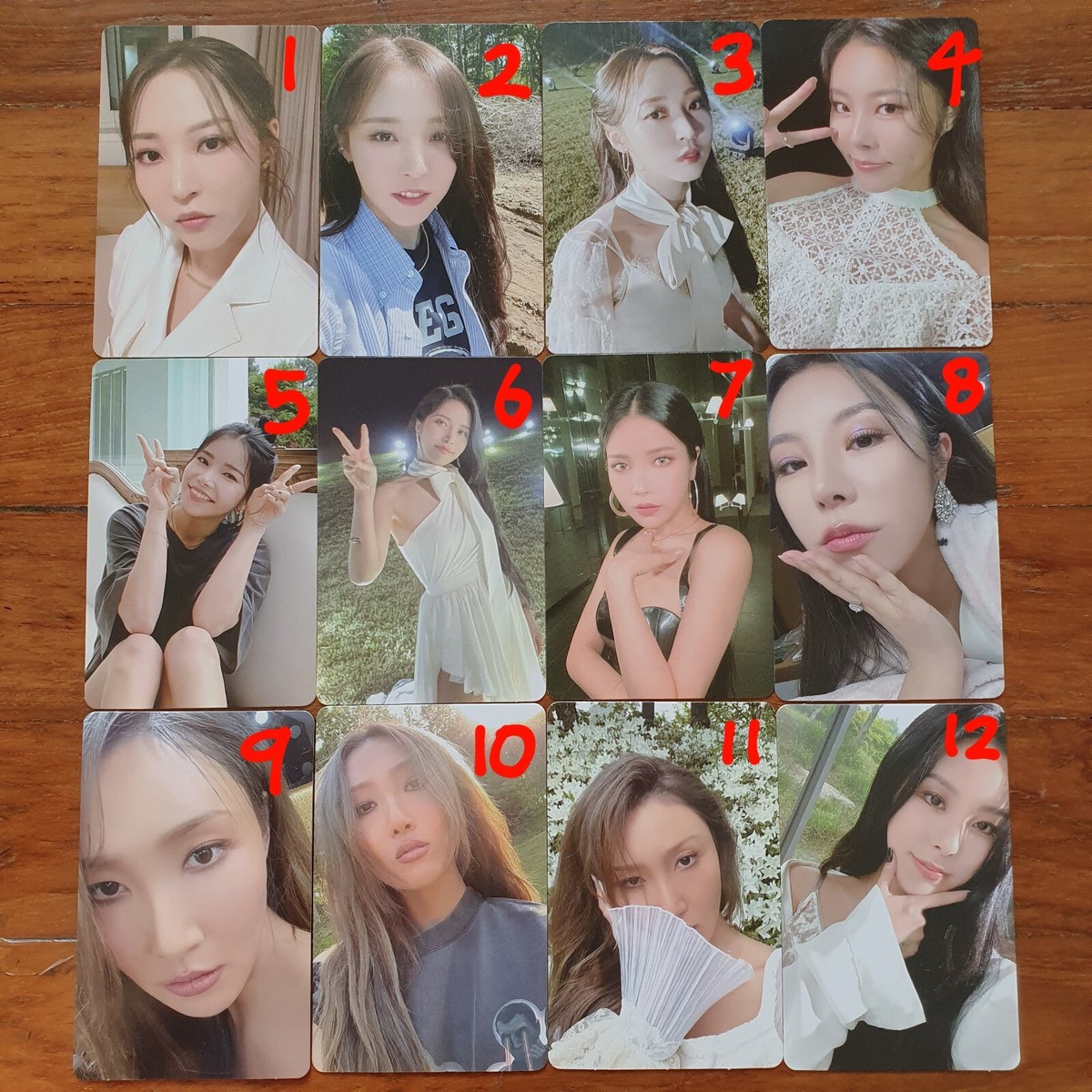 Mamamoo WAW Official Photocard Kpop Album Solar Moonbyul Wheein