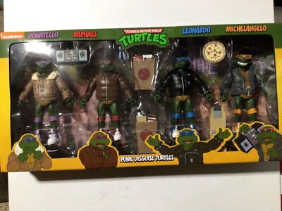 NECA TMNT Punk Disguise Turtles Target Haulathon 2024 Exclusive 4-Pack.  New.