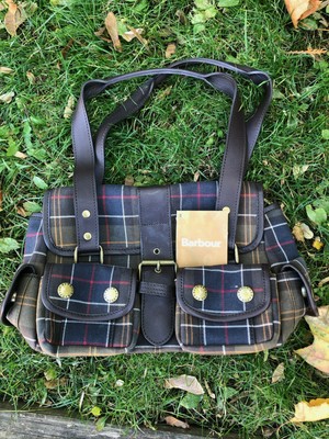 barbour tartan bag