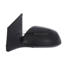 Wing Door Mirror Fits Hyundai i10 2013-2021 Cable & Black Cover Passenger Side