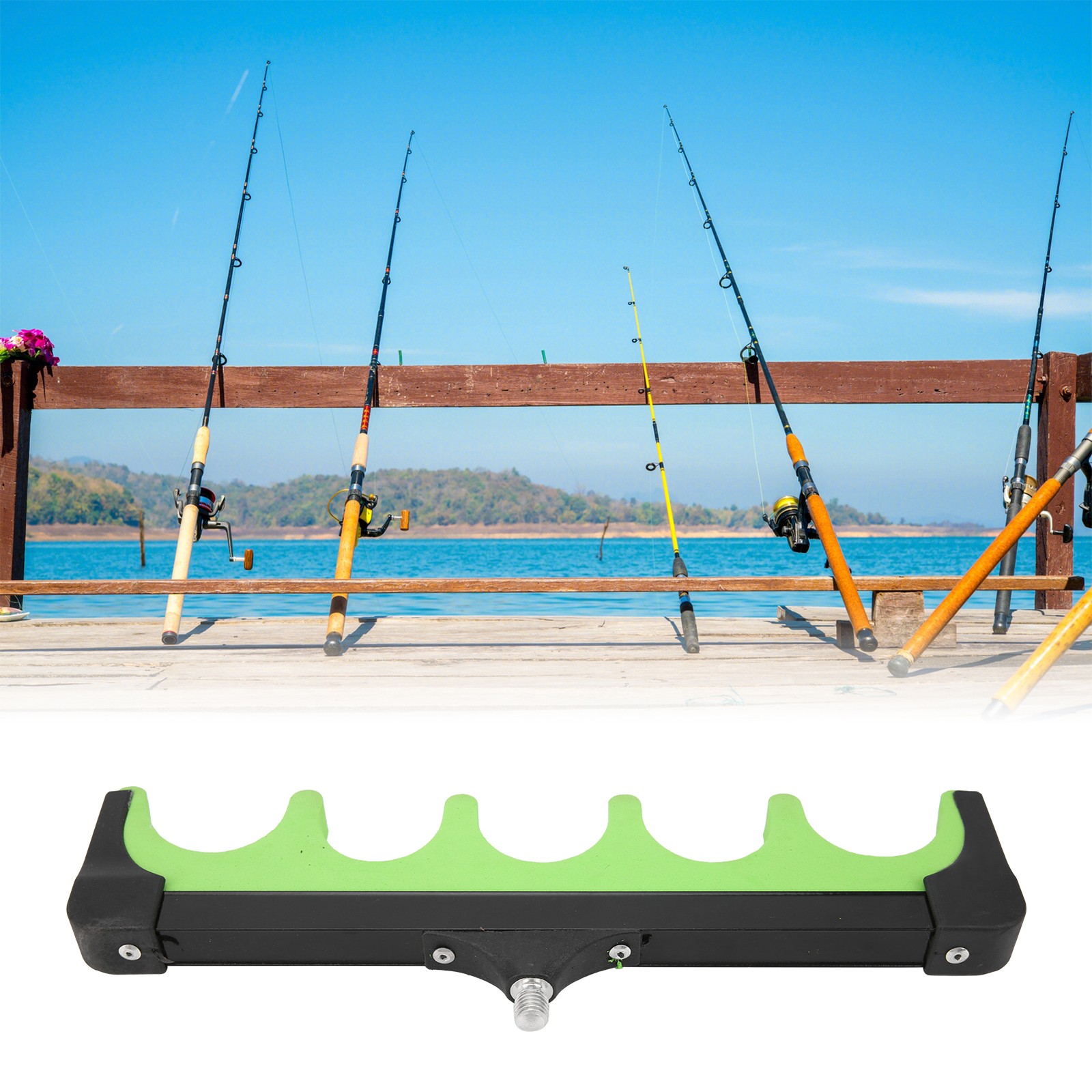 Fishing Rod Holder Feeder Pod Stand Holder EVA Fishing Pole Tackle Carp Fishi UK