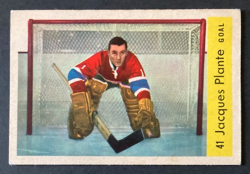 Jacques Plante #41 1959 Parkhurst card