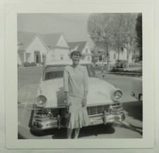 Found Photo Cute Girl With Glasses Posing With A 1950 Studebaker Champion Found Photo Cute Girl With Glasses Posing With A 1950 Studebaker Champion