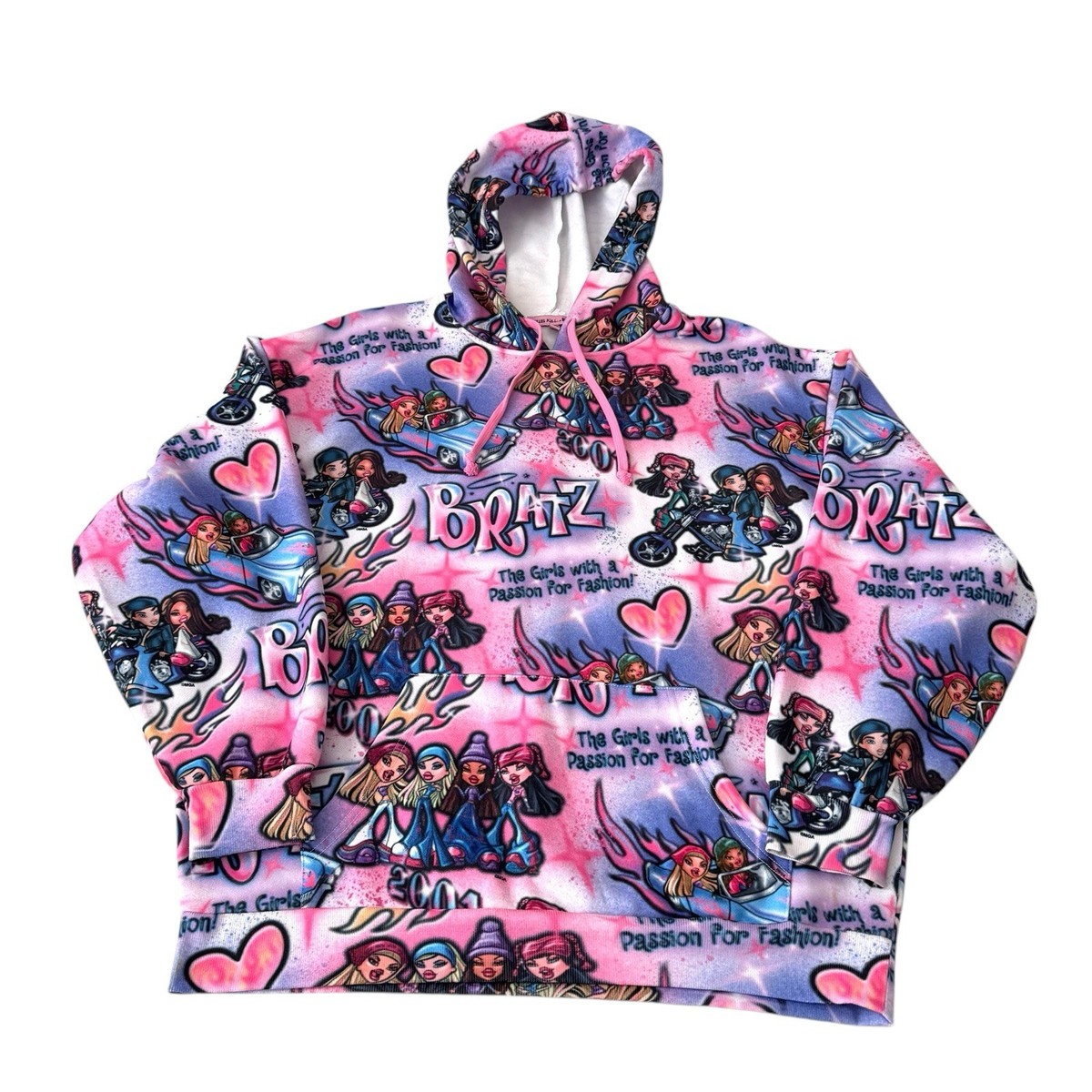 トップス Yxng bratz Medusa Hoodie size S Dolls kill x bratz Oversized hoodie Airbrush style Bratz Doll