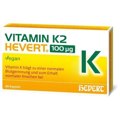 VITAMIN K2 HEVERT 100 µg Kapseln 60 St