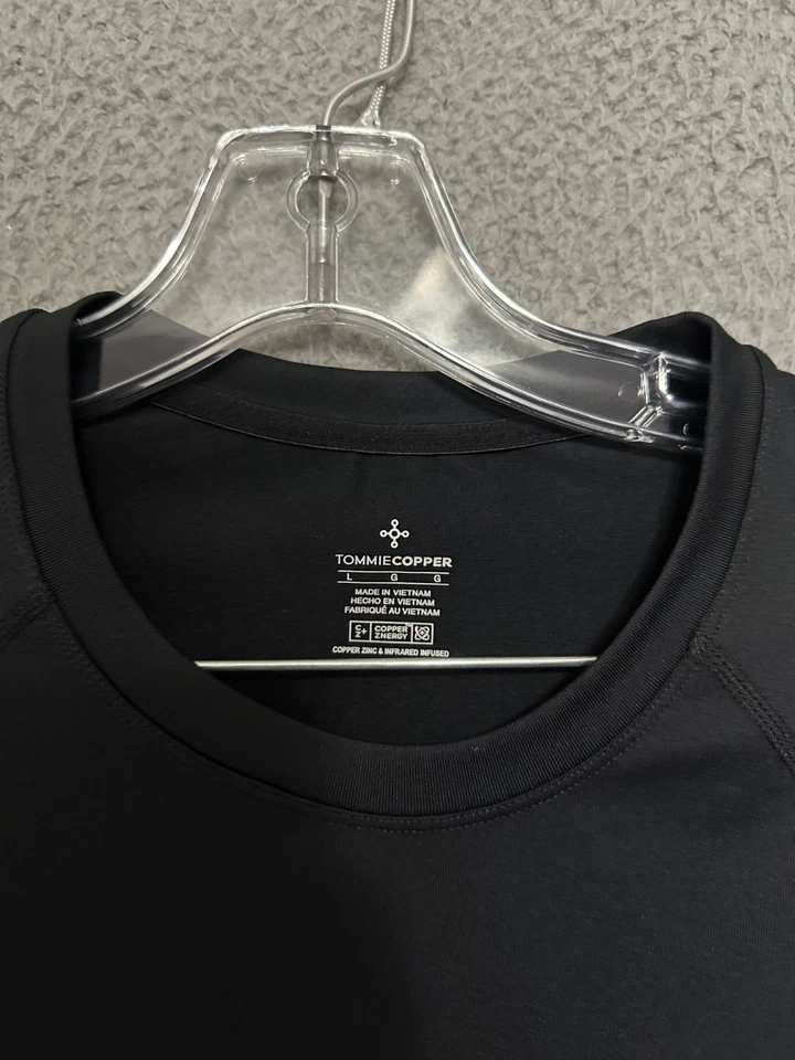 Tommie Copper Back Support Shirt Mens Large Znergy Compression Short Sleeve - Image 2 of 4