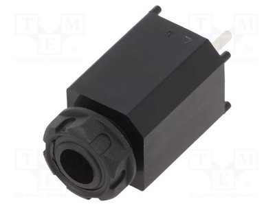 gerade Buchse Steckverbinder: Jack 6,3mm S1V weiblich THT