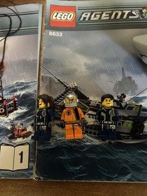 Incomplete LEGO Agents: Speedboat Rescue (8633)