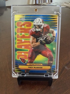 ⚡️2025 Topps Chrome NFL Power Players Trey McBride #PP-32 Blue /150 MINT⚡️