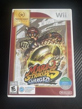 Mario Strikers Charged (2007 Nintendo Wii) CIB Complete with Manual - Tested