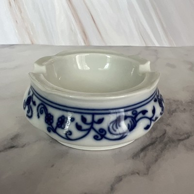 Vintage Leander 1946 Bohemia Czech Porcelain Ashtray RCH Crown Czechoslovakia