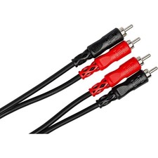 Hosa CRA 204 Dual RCA to Dual RCA Stereo Interconnect Cable 4 Meters