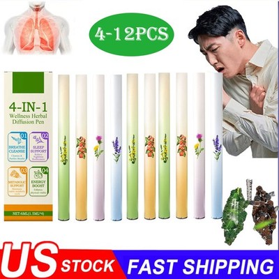 12PCS Natural  Diffuser with Mint for Lung Health & Fresh Air 2026 NEW