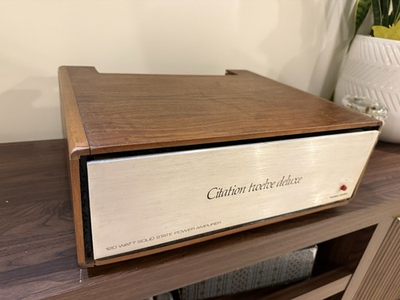 #ad #ad Harman Kardon Citation Twelve Deluxe Stereo Power Amplifier 120 Watt Solid State $700.00