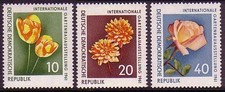 Flowers 3v GDR 1961 MNH SG#E593-E595 MI#854-856