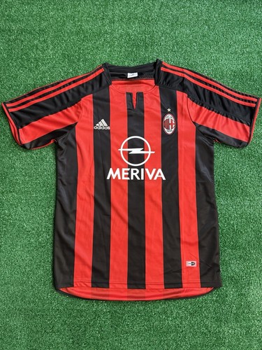 Jersey Retro Del Ac Milan Año 2003-04 De Shevchenko #7 ⚽️