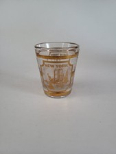 Culver 22k Gold New York Shot Glass Made in USA