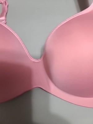 Women's LAURA ASHLEY Peachy Coral Lightly Padded Underwire Bra; Size 38C