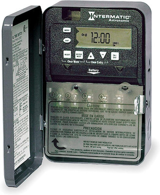Intermatic ET8015C 120-277V 30A SPST 7-Day Astronomic Digital Timer - Automated 