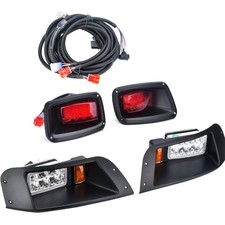 LED Headlight Tail Light Kit Compatible with EZGO TXT Golf Carts 1996-2013 St...