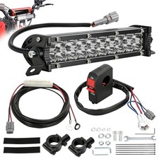 Dirt Bike Light Bar Kit On Off Switch with USB Charger Port for 110cc 125cc