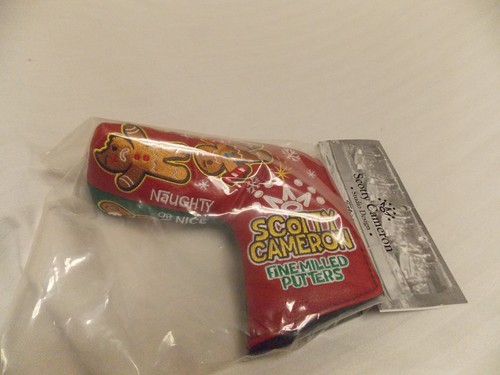 Scotty Cameron "Tis The Season" Gingerbread Christmas Putter Headcover