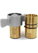 Coupling Set 3/4" NPT Wet-Line Wing Nut Hydraulic Quick Disconnect New