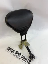 Harley leather driver adjustable detachable backrest
