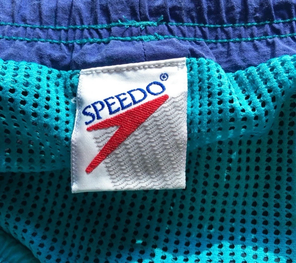 Traje de baño/bañador de playa Speedo para hombre. Retro y Vintage Talla Grande. Con revestimiento interior Foto 4 de 4